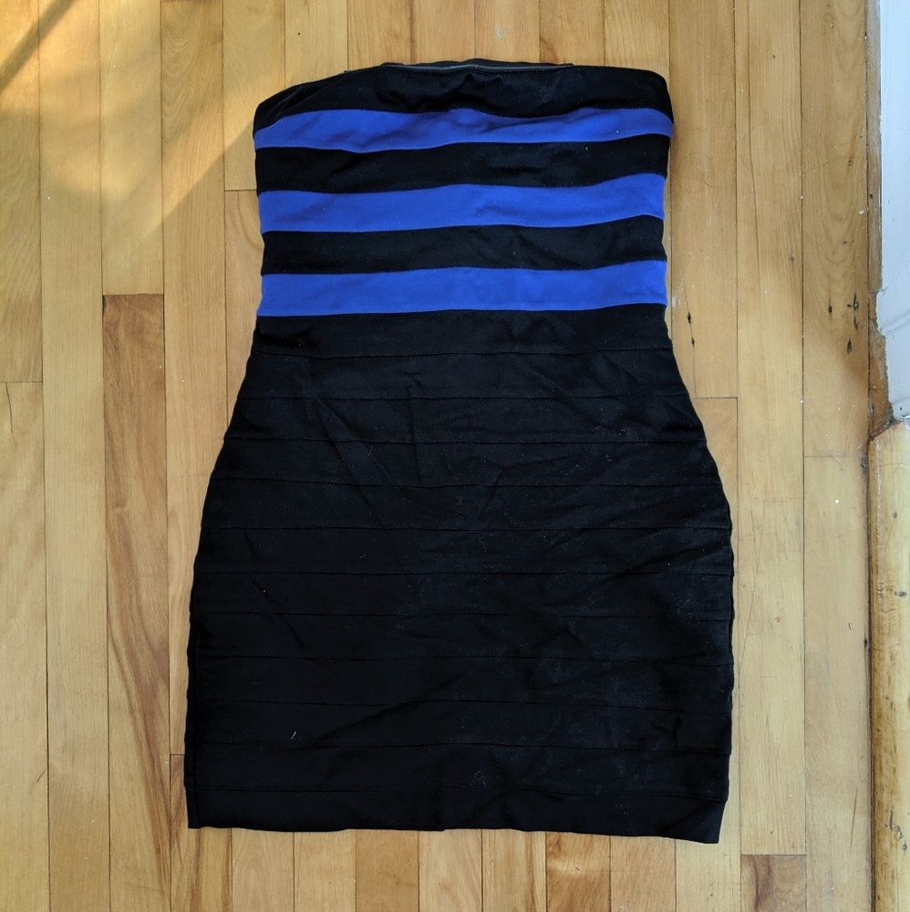 Express strapless dress